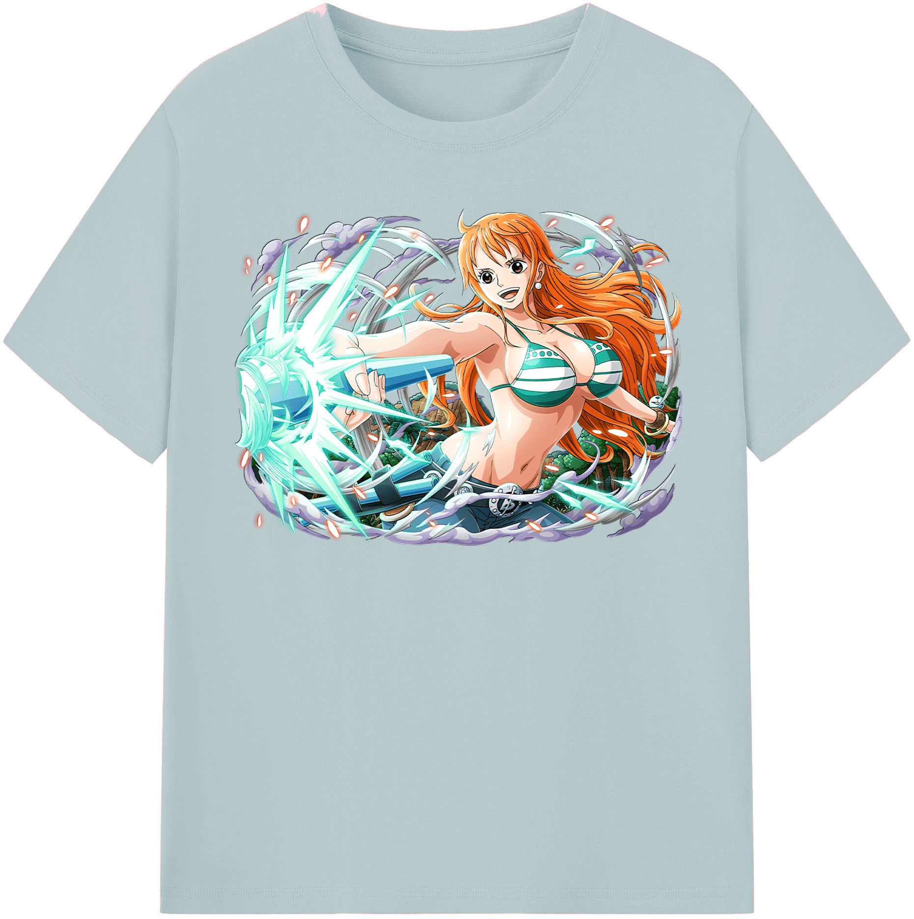 ワンピース ナミ ONE PIECE Nami 綿100％半袖Tシャツ（フロントプリント）